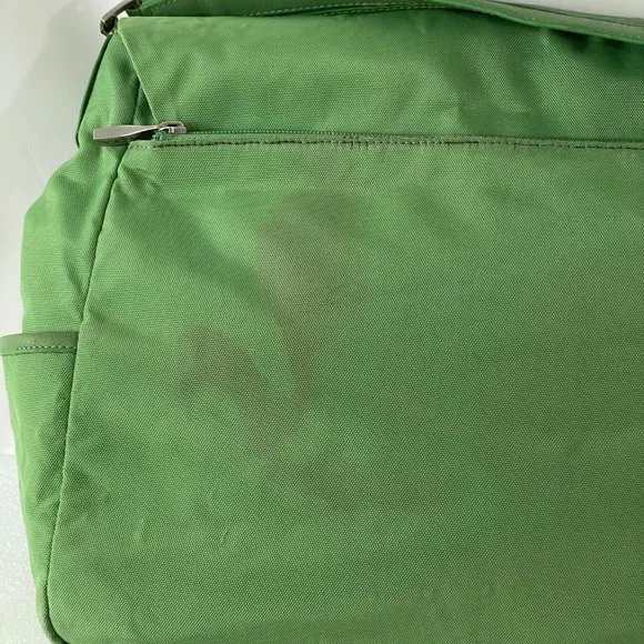 TUMI Green Nylon Messenger Bag Messenger Bags
